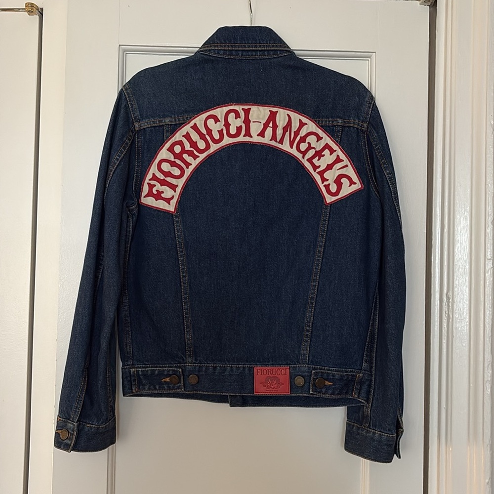 Fiorucci Angel’s raw denim Jean jacket Xs